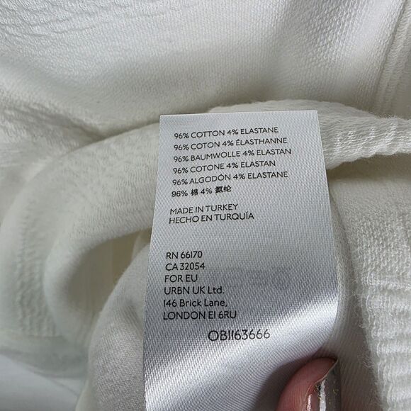 Anthropologie Maeve Womens M Stephi Cross Back Knit Sleevless Top White Wedding - Picture 4 of 6